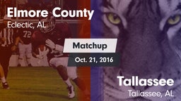 Matchup: Elmore County High vs. Tallassee  2016