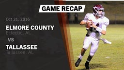 Recap: Elmore County  vs. Tallassee  2016