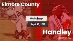 Matchup: Elmore County High vs. Handley  2017