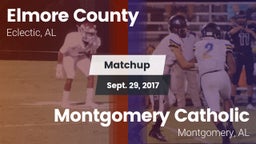 Matchup: Elmore County High vs. Montgomery Catholic  2017