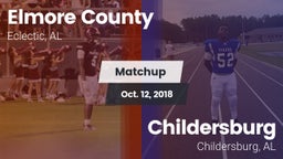 Matchup: Elmore County High vs. Childersburg  2018