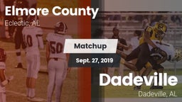 Matchup: Elmore County High vs. Dadeville  2019