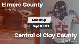 Matchup: Elmore County High vs. Central  of Clay County 2020