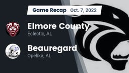Recap: Elmore County  vs. Beauregard  2022