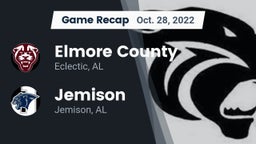 Recap: Elmore County  vs. Jemison  2022