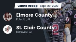 Recap: Elmore County  vs. St. Clair County  2023
