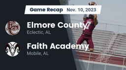 Recap: Elmore County  vs. Faith Academy  2023
