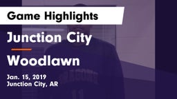 Junction City  vs Woodlawn  Game Highlights - Jan. 15, 2019