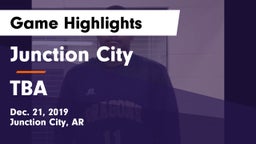 Junction City  vs TBA Game Highlights - Dec. 21, 2019