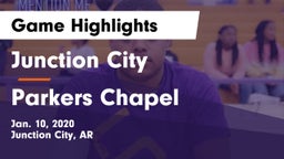 Junction City  vs Parkers Chapel  Game Highlights - Jan. 10, 2020