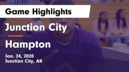 Junction City  vs Hampton  Game Highlights - Jan. 24, 2020