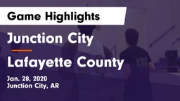 Junction City  vs Lafayette County  Game Highlights - Jan. 28, 2020