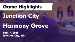 Junction City  vs Harmony Grove  Game Highlights - Feb. 7, 2020