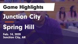 Junction City  vs Spring Hill  Game Highlights - Feb. 14, 2020