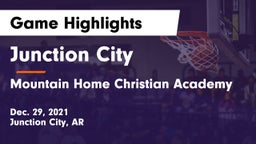 Junction City  vs Mountain Home Christian Academy Game Highlights - Dec. 29, 2021