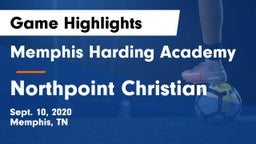Memphis Harding Academy vs Northpoint Christian Game Highlights - Sept. 10, 2020