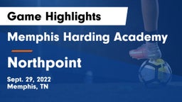 Memphis Harding Academy vs Northpoint  Game Highlights - Sept. 29, 2022