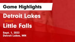 Detroit Lakes  vs Little Falls Game Highlights - Sept. 1, 2022