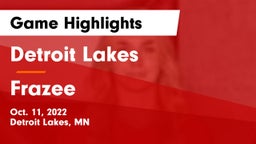 Detroit Lakes  vs Frazee  Game Highlights - Oct. 11, 2022