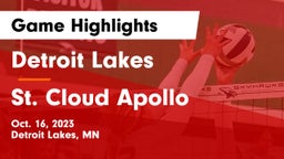 Detroit Lakes  vs St. Cloud Apollo  Game Highlights - Oct. 16, 2023