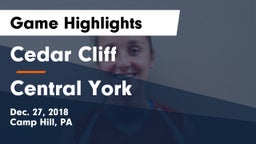 Cedar Cliff  vs Central York  Game Highlights - Dec. 27, 2018