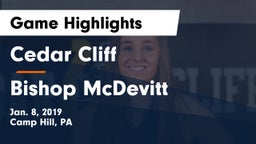 Cedar Cliff  vs Bishop McDevitt  Game Highlights - Jan. 8, 2019