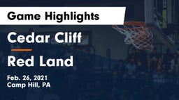 Cedar Cliff  vs Red Land  Game Highlights - Feb. 26, 2021