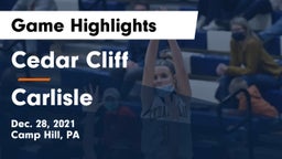 Cedar Cliff  vs Carlisle  Game Highlights - Dec. 28, 2021