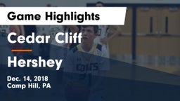 Cedar Cliff  vs Hershey  Game Highlights - Dec. 14, 2018