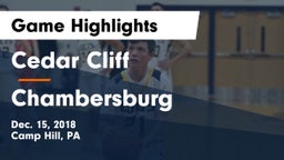 Cedar Cliff  vs Chambersburg  Game Highlights - Dec. 15, 2018