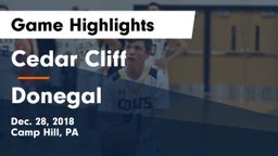 Cedar Cliff  vs Donegal  Game Highlights - Dec. 28, 2018