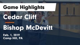 Cedar Cliff  vs Bishop McDevitt  Game Highlights - Feb. 1, 2019