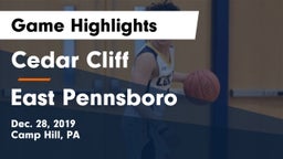 Cedar Cliff  vs East Pennsboro  Game Highlights - Dec. 28, 2019