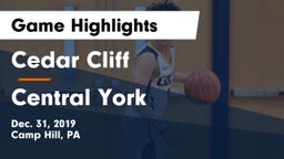 Cedar Cliff  vs Central York  Game Highlights - Dec. 31, 2019