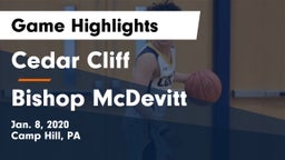 Cedar Cliff  vs Bishop McDevitt  Game Highlights - Jan. 8, 2020