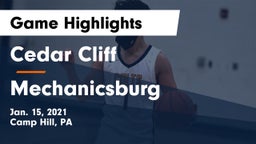 Cedar Cliff  vs Mechanicsburg  Game Highlights - Jan. 15, 2021