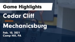Cedar Cliff  vs Mechanicsburg  Game Highlights - Feb. 10, 2021