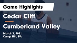 Cedar Cliff  vs Cumberland Valley  Game Highlights - March 3, 2021