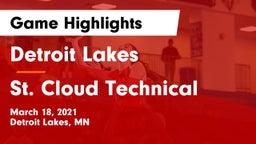 Detroit Lakes  vs St. Cloud Technical  Game Highlights - March 18, 2021