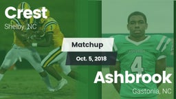 Matchup: Crest  vs. Ashbrook  2018