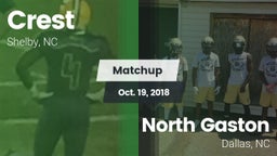 Matchup: Crest  vs. North Gaston  2018