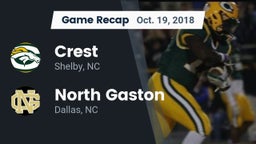 Recap: Crest  vs. North Gaston  2018