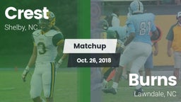 Matchup: Crest  vs. Burns  2018