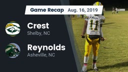 Recap: Crest  vs. Reynolds  2019