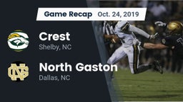 Recap: Crest  vs. North Gaston  2019
