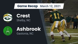 Recap: Crest  vs. Ashbrook  2021