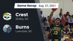 Recap: Crest  vs. Burns  2021