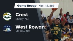 Recap: Crest  vs. West Rowan  2021