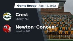 Recap: Crest  vs. Newton-Conover  2022