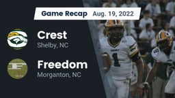 Recap: Crest  vs. Freedom  2022